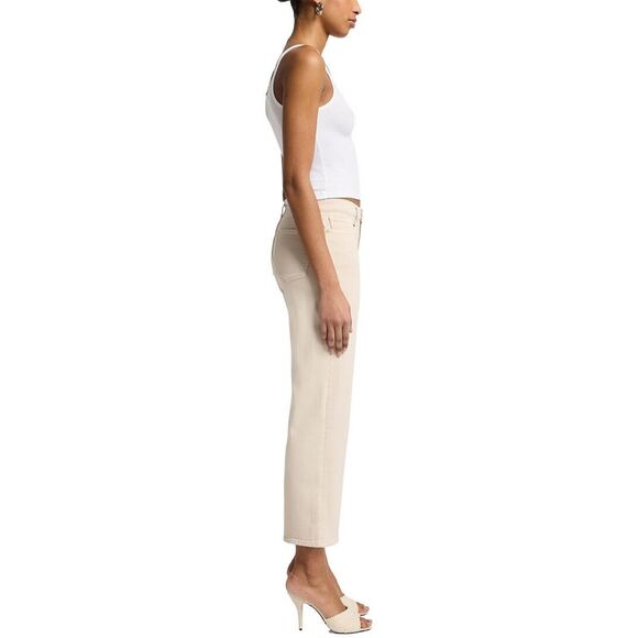 7 For All Mankind Womens  Cropped Alexa Creme Ankle Crop Jean - Picture 3 of 4